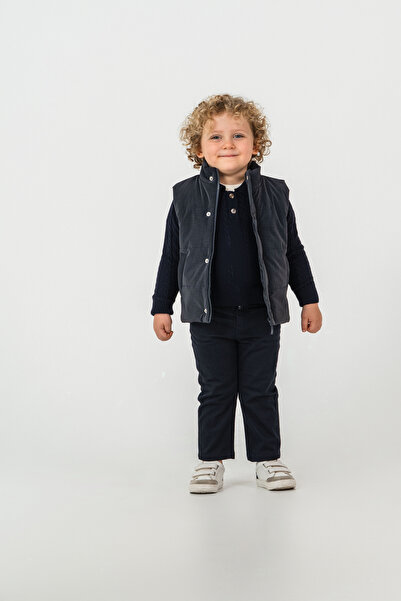 LUCY EXCLUSİVE 4-Piece Knitwear (Vest; Buttoned Knit Sweater; T-Shirt; Pants)...