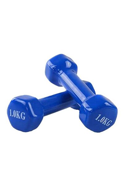 Generic مجموعة دمبل من الفينيل مكونة من قطعتين، وزن 1 كجم