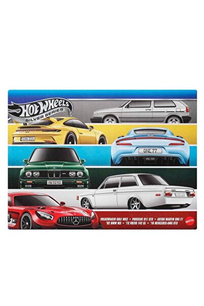 Hotwhells Silver Series 6’lı araba seti