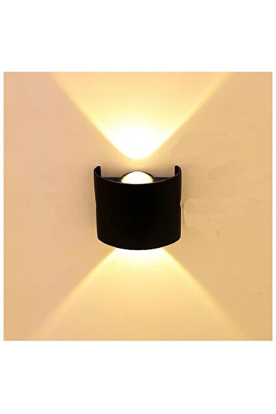 Hummer Single wall light, black color, yellow light output, 3 watts