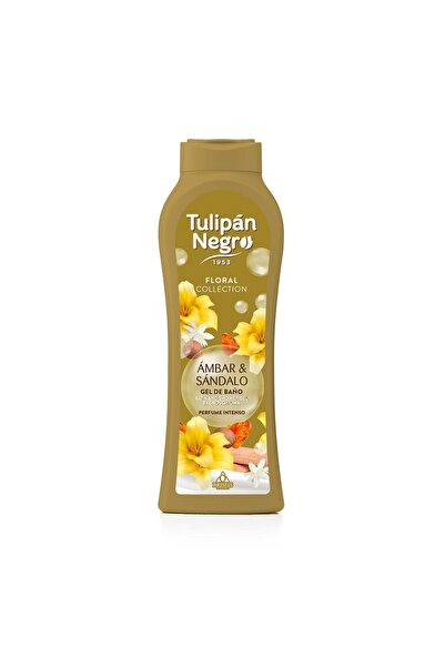 Tulipan Negro ® Gel de duș cu chihlimbar și lemn de santal, parfum intens, cu...