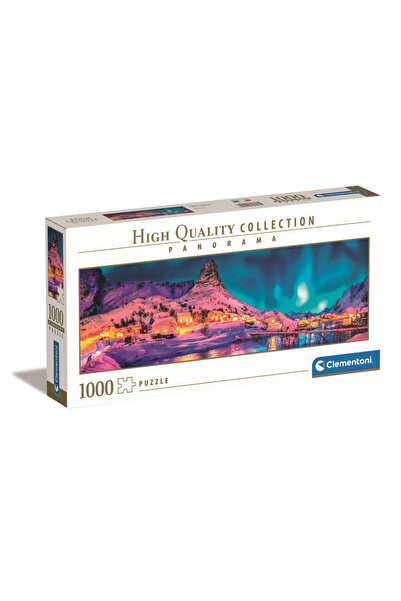 CLEMENTONI Orașe Colorful Lofoten Puzzle panoramic Norvegia 1000 de piese