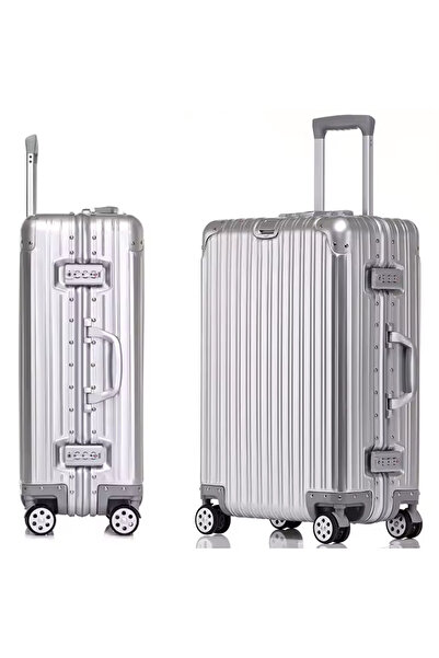 Dasbo Αλουμινένιο τροχήλατο βαλίτσα για καμπίνα αεροπλάνου, 20 ίντσες, βαλίτσ...