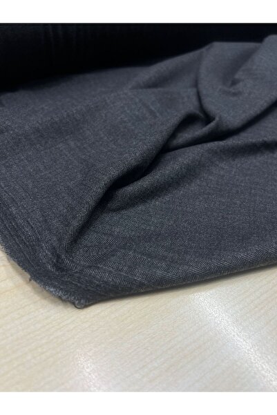 Kumaş Sevdası Herringbone Stretch Fabric Winter Flannel Fabric (Width 150cm) ...