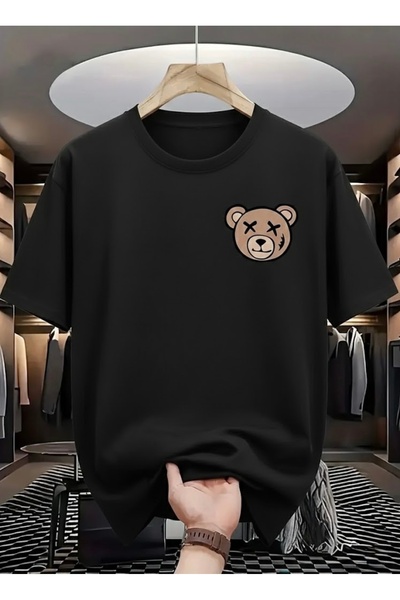 FUFLUNS TRIOC OVERSIZE CU GÂRĂ BICICLETA CU IMPRIMARE URȘULĂ