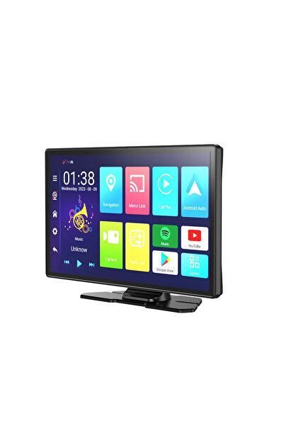 porodo Her Araca Uyumlu 9 İnç Android Multimedya Ekranı ve DVR Sürüş Kayıt Si...