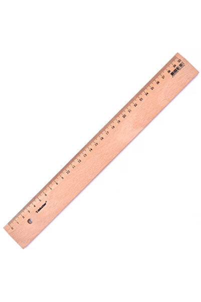Genel Markalar Yıldızlar / Hatas Tahta Cetvel 30cm