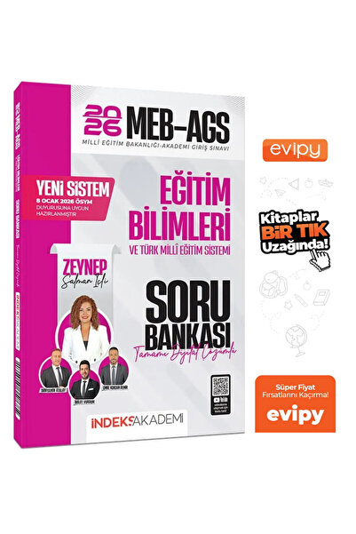 İndeks Akademi Zeynep Salman | YENİ SİSTEM 2026 MEB-AGS Eğitim Bilimleri ve T...