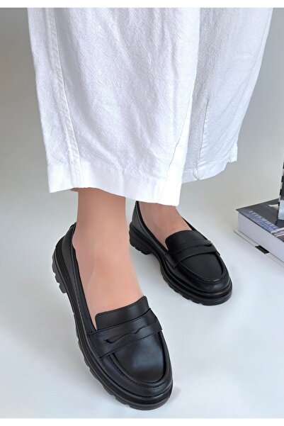 FRESCO SCARFS Narli Black Leather Oxford Shoes