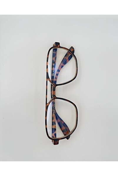 ZENIT Sanders Leopard Print Unisex Square Blue Light Protected Glasses |   67...
