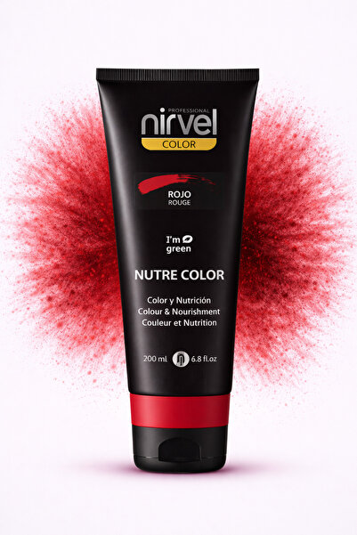 NİRVEL Nutre Color Mască de Păr Colorantă ROSU 200ML