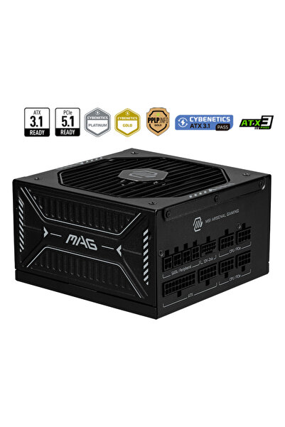 MSI MAG A1000GLS PCIE5 1000W 80+Gold Full Modüler Power Supply