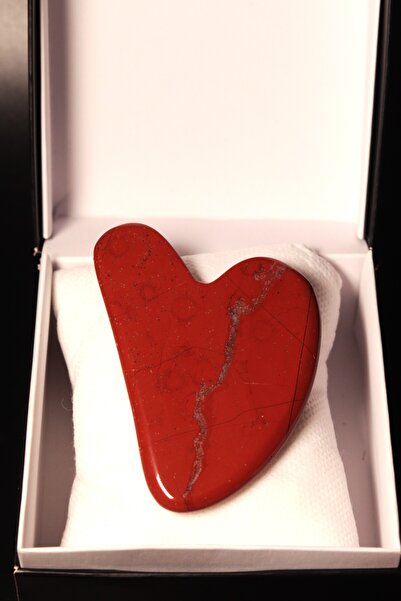 CessNova AA Kalite Doğal Taş Heart Gua Sha Bakım ve Masaj Taşı