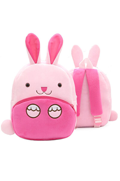 Dasbo Children's plush backpack, for Preschoolers / Kindergarten, Pink Bunny ...