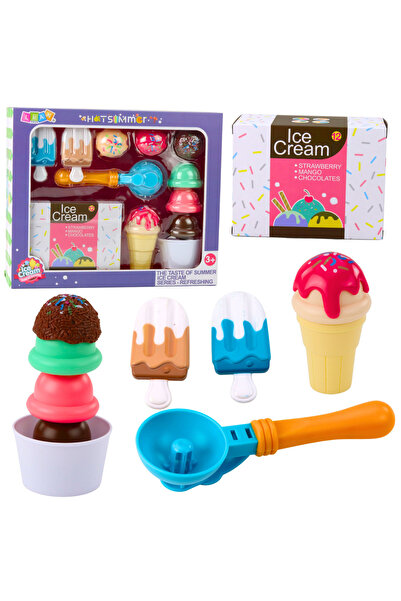 LEAN Set Dulciuri Inghetata pentru Copii cu Lingura de Inghetata si Cutie 14 ...