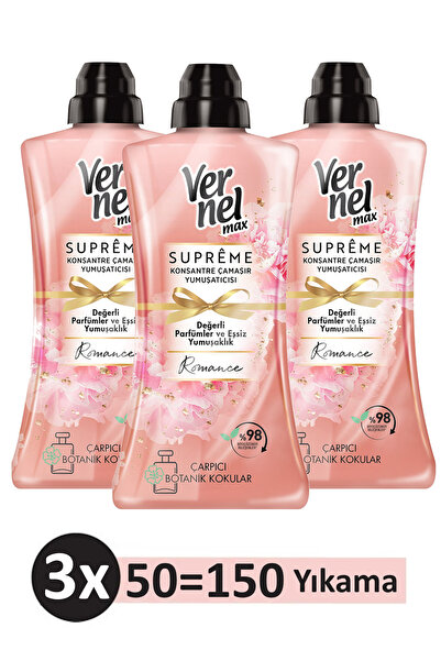 Vernel Max Supreme Romance 1.2L x 3 Adet