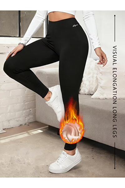 İXOMAN Γυναικείο χειμερινό εσώρουχο με ψηλή μέση, θερμικό καλσόν, ελαστικό, γ...