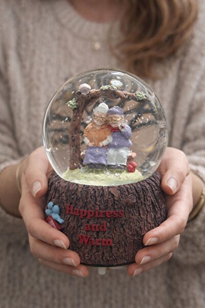 Modernica KAR KÜRESİ PİLLİ, PÜSKÜRTMELİ VE IŞIKLI DEDE VE NENE