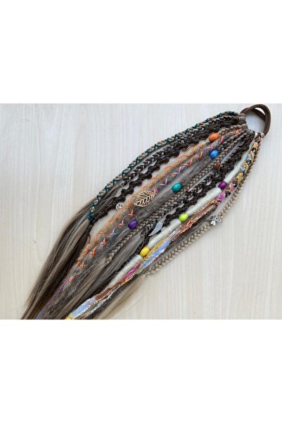 ÖRÜK EVİ Afrika Örgülü El Yapımı Saç Tokası – Rasta Stil