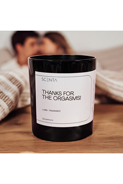 Scenta Mulțumesc pentru orgasme! Lumânare parfumată