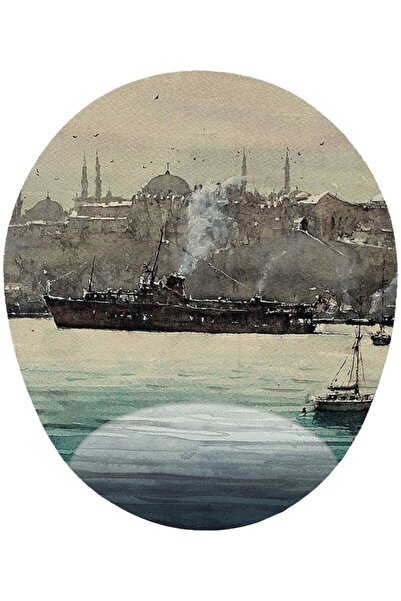 HobiShop Istanbulski parobrod i džamija sa vizuelnim prikazima - podloga za m...