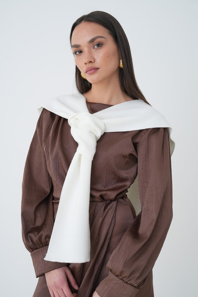 MG OTANTİK Women's Square Piece Scarf Shoulder Shawl - Soft Acrylic -Mg007