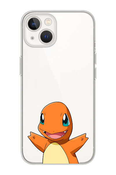 moonset Iphone 15 Uyumlu Baskılı Yumuşak Silikon Şeffaf Telefon Kılıfı