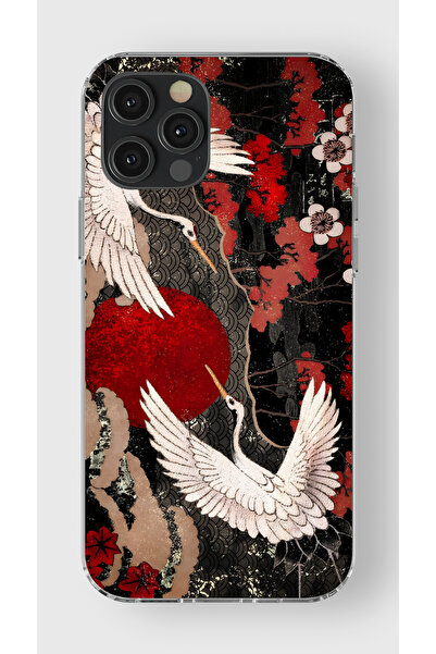 moonset Iphone 12 Pro Max Uyumlu Baskılı Yumuşak Silikon Şeffaf Telefon Kılıfı