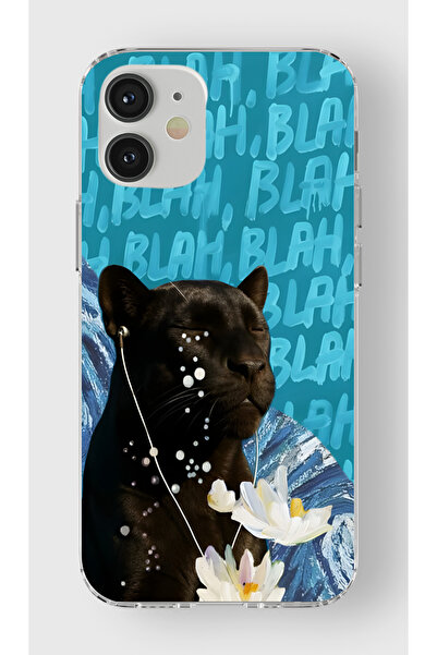 moonset Iphone 12 Mini Uyumlu Baskılı Yumuşak Silikon Şeffaf Telefon Kılıfı