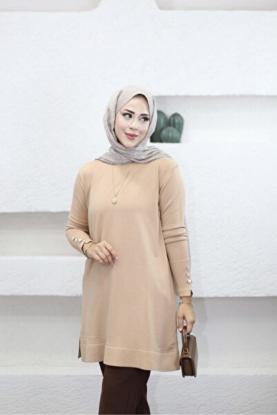 Berra Butik Nefise Bisikilet Yaka Merserize Tunik