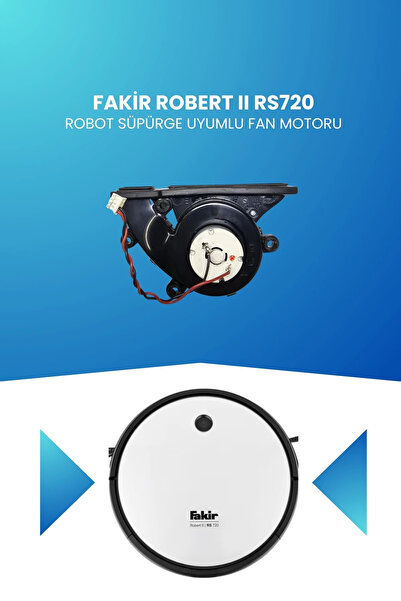 ELECTROLL Fakir Robert II Rs720 Робот прахосмукачка Съвместим вентилаторен мотор