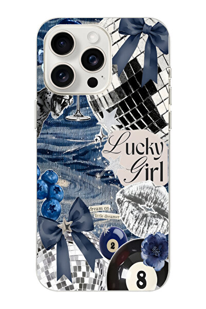 moonset Iphone 14 Pro Max Uyumlu Baskılı Yumuşak Silikon Şeffaf Telefon Kılıfı