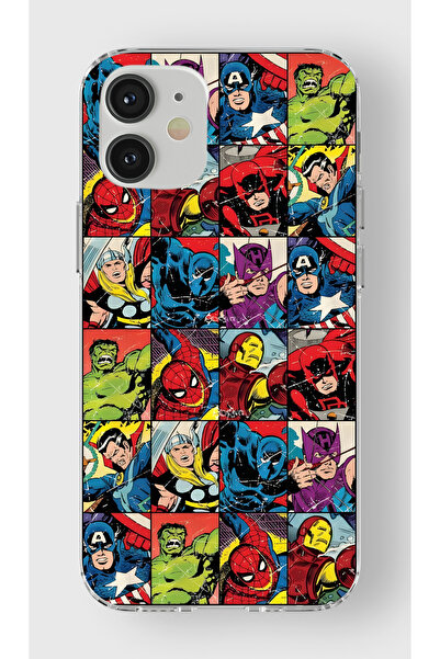 moonset Iphone 12 Mini Uyumlu Baskılı Yumuşak Silikon Şeffaf Telefon Kılıfı