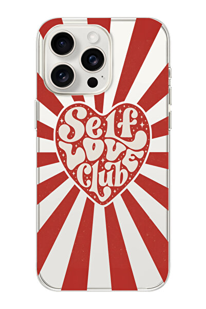 moonset Iphone 15 Pro Max Uyumlu Baskılı Yumuşak Silikon Şeffaf Telefon Kılıfı