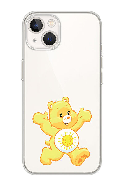 moonset Iphone 15 Uyumlu Baskılı Yumuşak Silikon Şeffaf Telefon Kılıfı