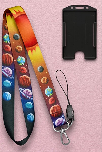 chic crazze حبل تعليق للرقبة مكون من ياقة مرتفعة متوسطة الطول بطاقات يحمل طاب...