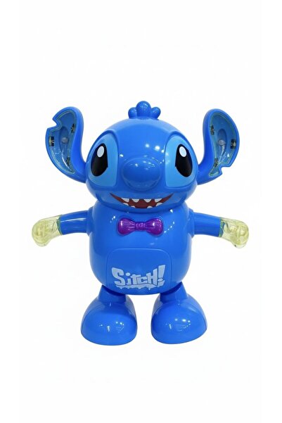 ZİVENTA Mavi Stitch Dans Eden Yürüyen Işıklı Sesli Müzikli Pilli Karakter Fig...