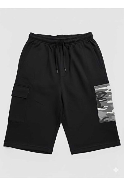 Butik Erkek Şort Komando cepli kapri