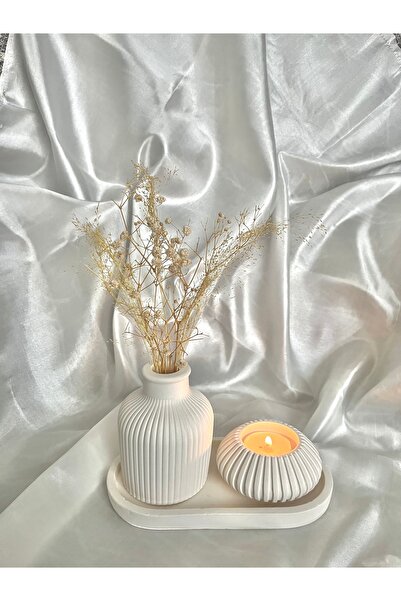star art Dekoratif Vazo Mumluk&Tütsülük Set