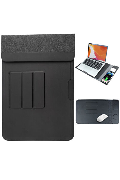 Dasbo Laptop Case with Dual 15W Wireless Charging, 360 Protection, Waterproof...