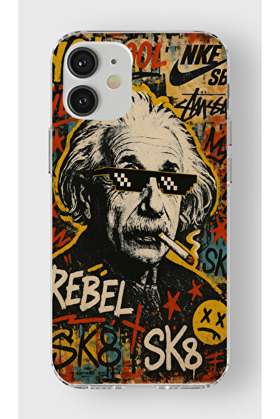 moonset Iphone 12 Mini Uyumlu Baskılı Yumuşak Silikon Şeffaf Telefon Kılıfı