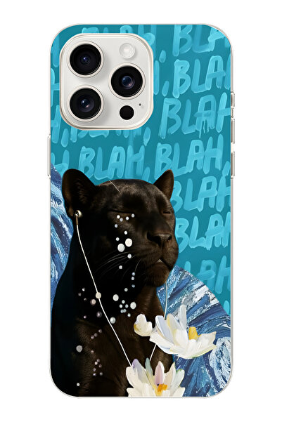 moonset Iphone 14 Pro Max Uyumlu Baskılı Yumuşak Silikon Şeffaf Telefon Kılıfı