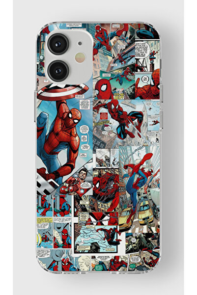 moonset Iphone 12 Mini Uyumlu Baskılı Yumuşak Silikon Şeffaf Telefon Kılıfı