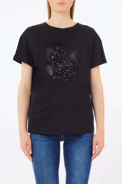 liu.jo Siyah T-Shirt