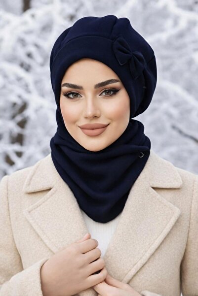 Aişe tesettür Lacivert Tesettür Bere Etol Takım