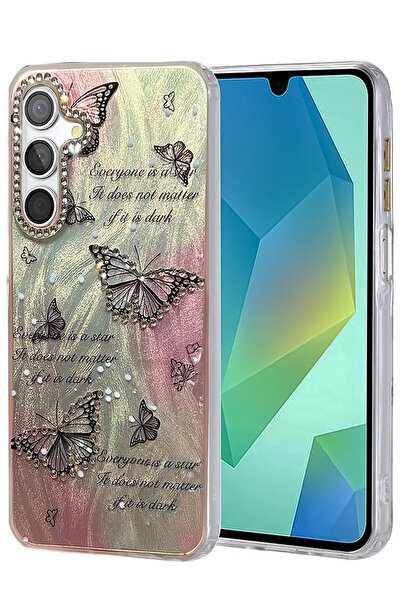 BSN STİL Bsnshop for Samsung Galaxy A54 5g Case Blade Mirrored Pattern Cover ...