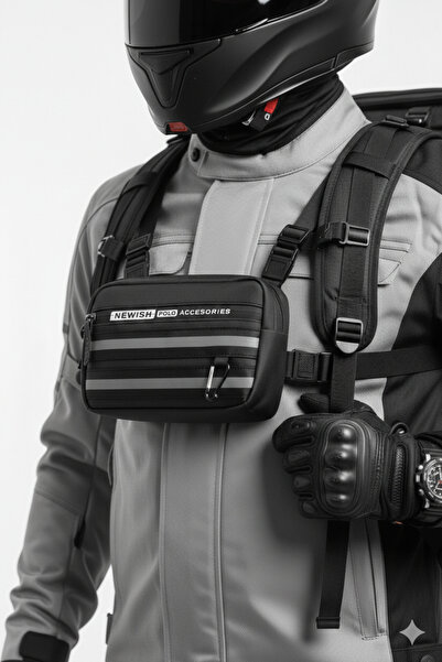 Av A Dos Geantă reflectorizantă pentru vestă de motocicletă Geantă de piept V...