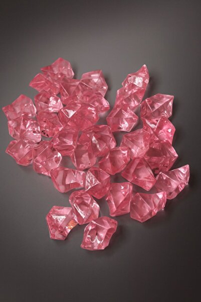 SC GAMA EPOXY SRL Decorative Crystals for DIY Projects (80–100 g) PINK