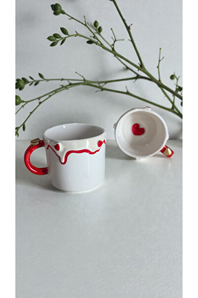 Deniz Kızı Seramik Valentine's Day Cup/ Mug/ Handmade Ceramic Cup