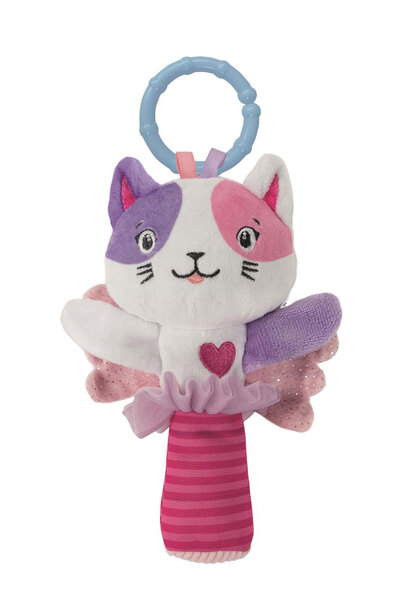 CLEMENTONI 17784 طفل - خشخيشة قطة لطيفة